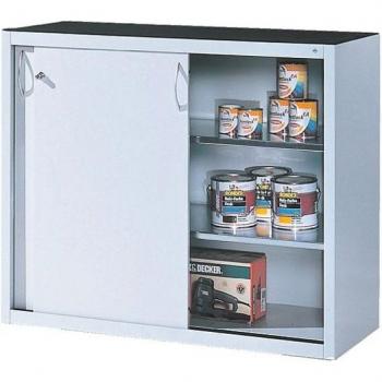 Armoire de Rangement C+P Portes Coulissantes Gris Clair