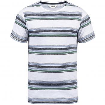 !Solid Sid Herren T-Shirt Kurzarm Shirt Mit Streifen 100% Baumwolle, Größe:XXL, Farbe:Insignia Blue