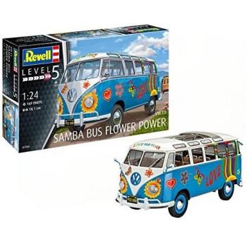 Volkswagen T1 Samba Bus Fiori Potere 1:24