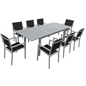 Salon de Jardin Extensible Capri 8 Places