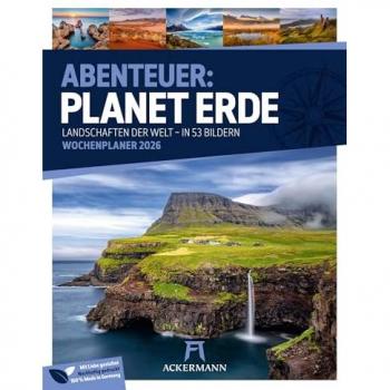 Planet Erde Wochenplaner Kalender 2026 | Landschaften der Welt