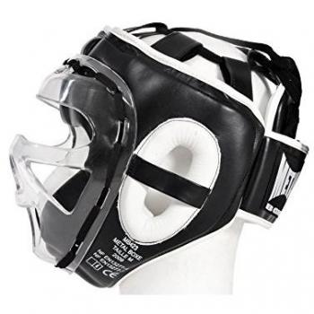 Boxhelm Polycarbonat mit Metallgesichtsschutz