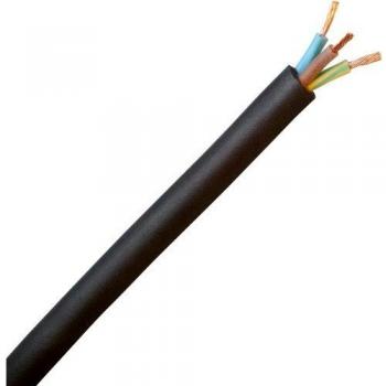 Câble caoutchouc H07RN-F 3G 1,5 mm² 5 m Noir