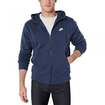 Nike Sportswear Club Fleece Men's Full Zip Hoodie Navy Size S