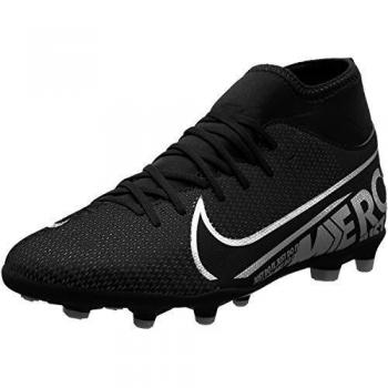 Nike Jr Superfly 7 Club FG/MG, Kids' Football Shoes, Black Metallic Cool Grey, 5.5 UK (38.5 EU)