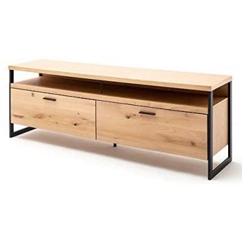 SOMBOR-05 TV Lowboard, Eiche Bianco geölt, B/H/T 205/69/46 cm