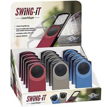WEDO Rechtecklupe SWING-IT 15er Display