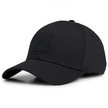 Zed-Seersucker Cap von BOSS in Schwarz