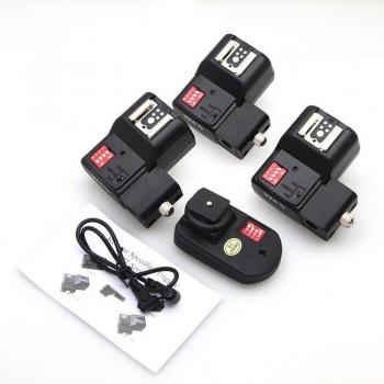 Wansen PT-16NE 16-Channel Wireless Flash Trigger with Receiver for Canon Nikon Pentax Olympus
