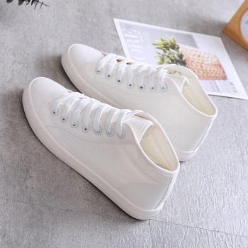 T1‑01 Vulcanized High‑Top Sneakers (Women)