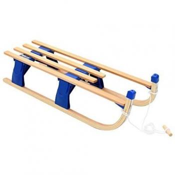 Holzschlitten Klappschlitten Schlitten Klappbar Zusammenlegbar Holz Kinder 110cm