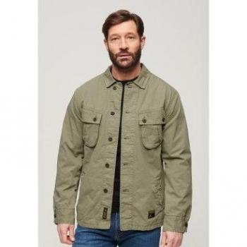 Veste Superdry kaki pour homme, style militaire, taille S