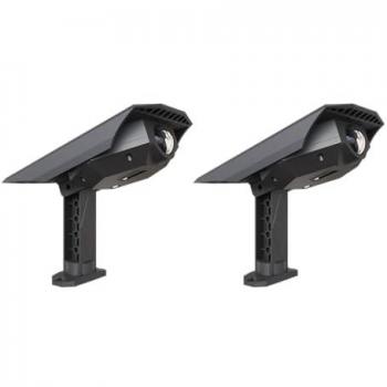 Calex LED-Gartenstrahler Padoa, 2er-Pack, schwarz