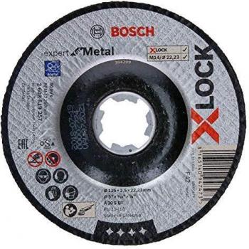 Bosch 260861925725 XLOCK 125mm x 2.5mm x 22.23mm Cutting Disc 25pc
