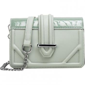 Mini sac carré en cuir pour femme avec épaule