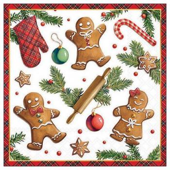 Gingerbread Cookies Servietten 20er Pack