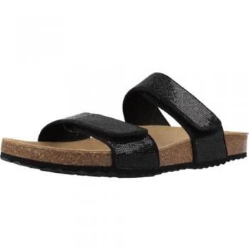 Geox Mujer Sandalia Plana Metallic