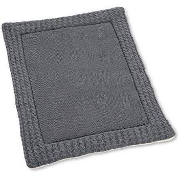 Sterntaler Babykrabbelbett – 100 × 80 cm, Silber, Bio Baumwolle, 2,5 cm, für Neugeborene
