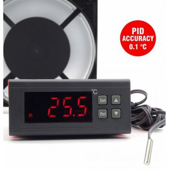 PID Controlled Temperature Regulator for Quail Egg Incubator, 220VAC/110VAC, 0.1°C