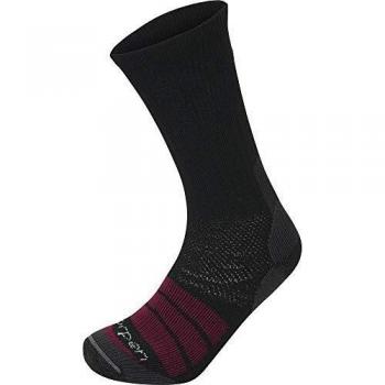 Trekking Socks Lorpen Thermolite Preto + Vermelho – Tamanho Small