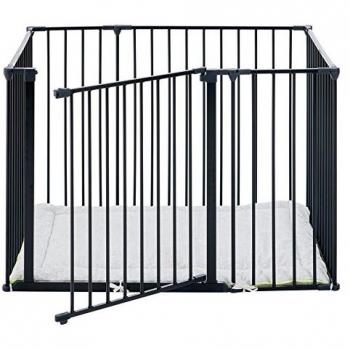 BabyDan Playpen with Play Mat (Black)