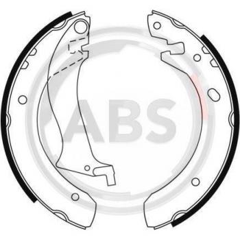 A.B.S. 9055 Bremsbacken Set