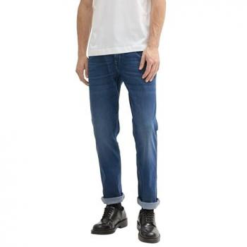 Tom Tailor Pantaloni Straight Denim 33 Dark Stone