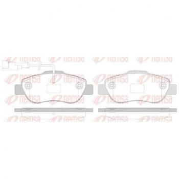 REMSA Bremssteine für FORD 1100.12
