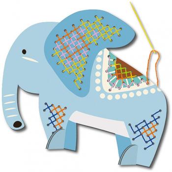 Ludwig Bähr Elefant Kreuzstich-Bastelset