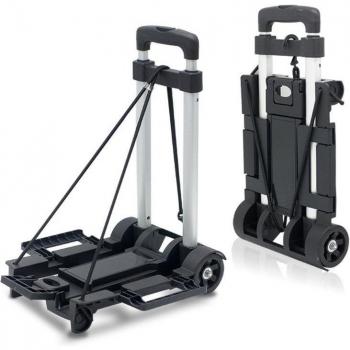 Black Collapsible Luggage Cart