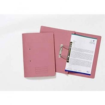 Spiral Files 285gsm Foolscap Pink Pack of 50