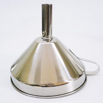 Entonnoir détachable 15/11 cm, acier inox, grand orifice filtrant – outil de laboratoire culinaire
