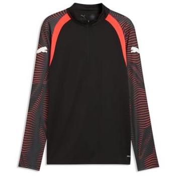 Black/Mint Jelly 1/4 Zip Sports Shirt