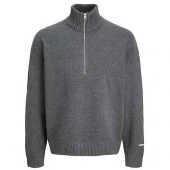 Dunkelgrauer Strickpullover Modell 'NORREBRO'