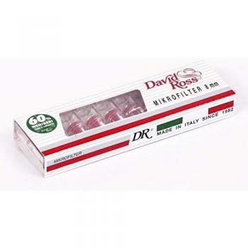Lot de 12 paquets de 120 microfiltres de 8 mm de diamètre 60 % de nicotine et de goudron
