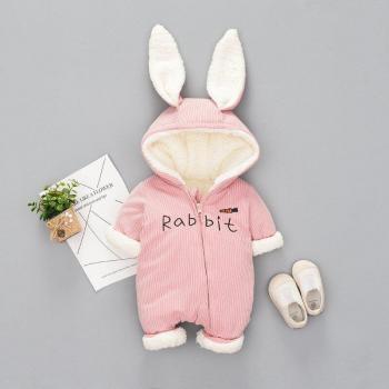 Baby Schneeanzug für Neugeborene, warme und dicke Winterkleidung (3M, 6M, 9M, 12M)