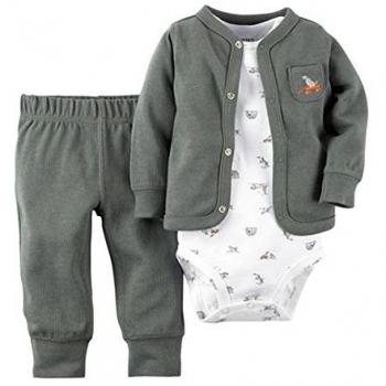 Carter's Trio per Neonato – Colore Oliva e Cucciolo