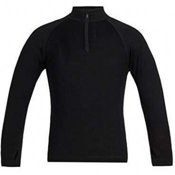 Icebreaker Kinder 260 Tech Langarmshirt schwarz 128