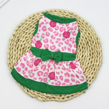 Small Dog Flower and Butterfly Costume Dress