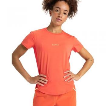 Roxy T-Shirt Manica Corta Bold Moves 2.0 L, Mesh Emberglow