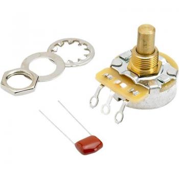 Potentiomètre 250 kΩ Fender Volume/Tonalité – Sans Charge, Axe Plein