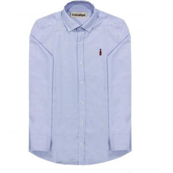 Cruzcampo Botellín Rayas Camisa Hombre