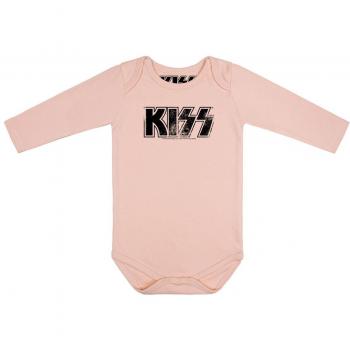 Rosa Kiss Body con Logo Distressed – 56/62
