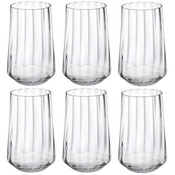 Georg Jensen Bernadotte Glass Tumblers, Set of 6