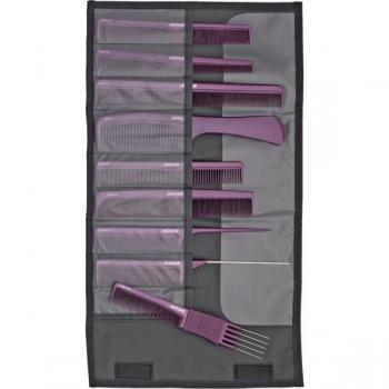 Jaguar A-Line Ionic Set di Pettini Viola Metallico