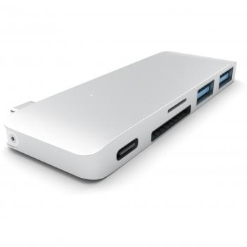 Satechi Hub USB-C 3-en-1 con carga para MacBook