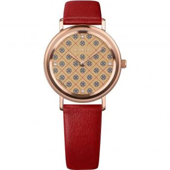 Jowissa J6.224.M analog damklocka, läderarmband