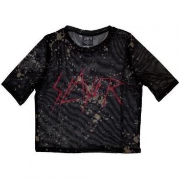 XL Scratchy Mesh Crop Top