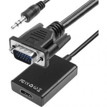 Adaptador VGA-HDMI con Audio Integrado