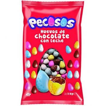 Huevos de Chocolate con Leche Pecosos LACASA 1 kg